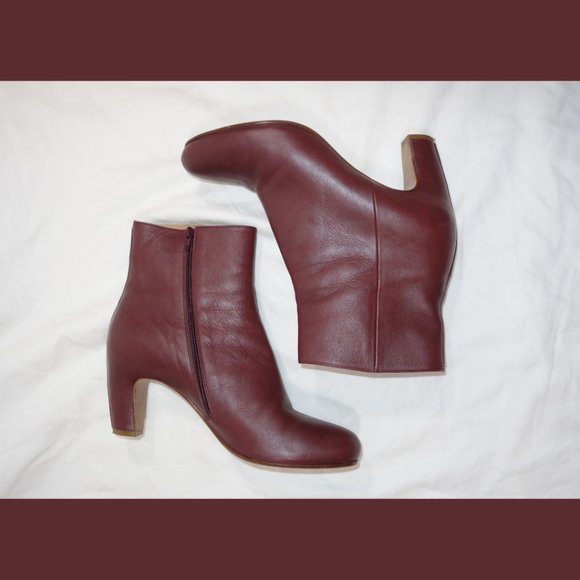 Martin Margiela Red Leather Boots - size 40 - Picture 8 of 11